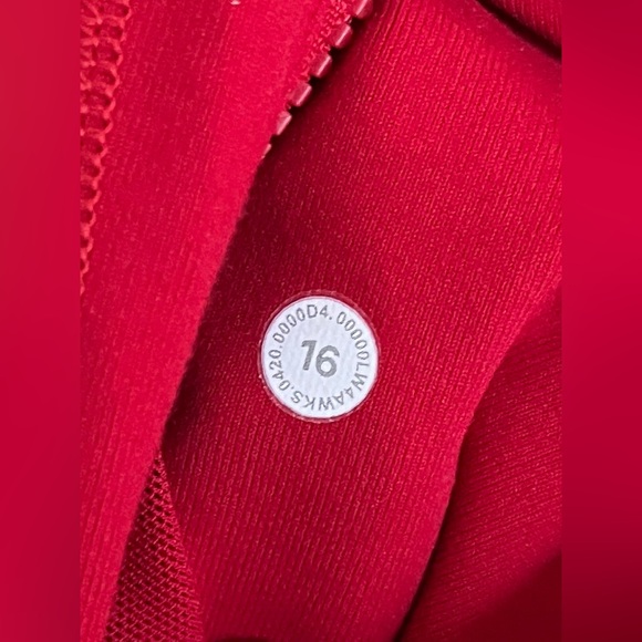 LN!🍒LULULEMON DEFINE Jacket sz 16 DARK RED Lipstick ~ OUTSTANDING!! - Picture 4 of 5